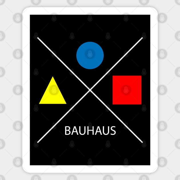 Bauhaus - The architectural elements Sticker by SLGA Designs